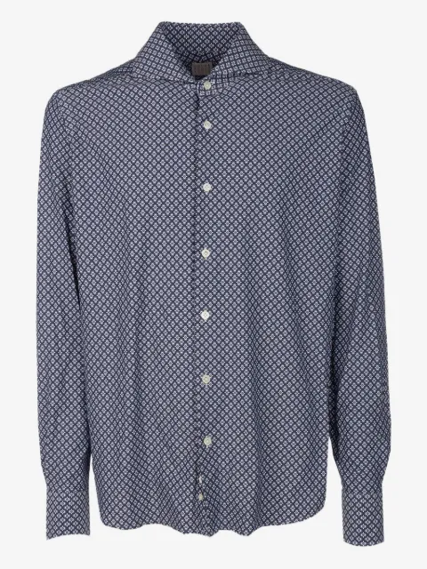 4FF geometric-print shirt
