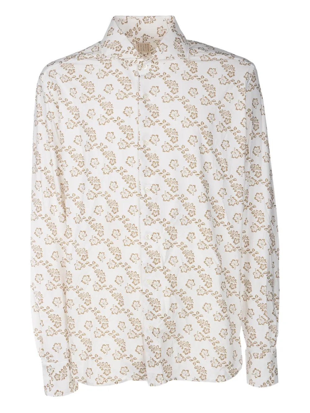 floral-print long-sleeves shirt