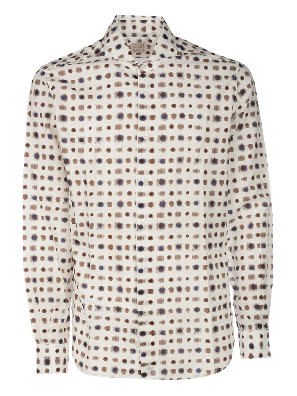 dot-print shirt
