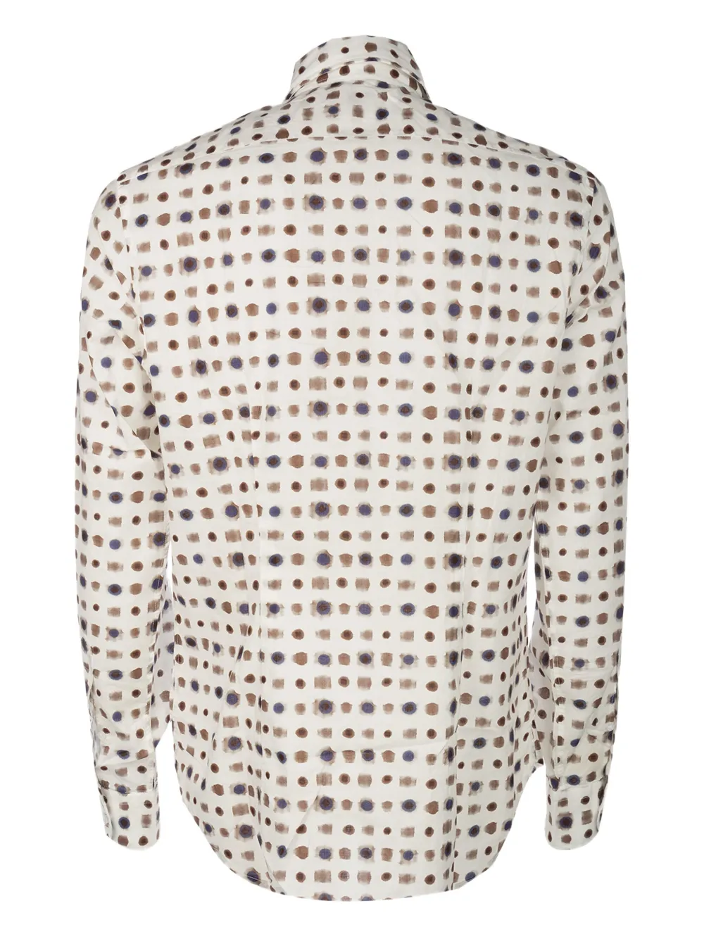 4FF Overhemd met stippen - Beige