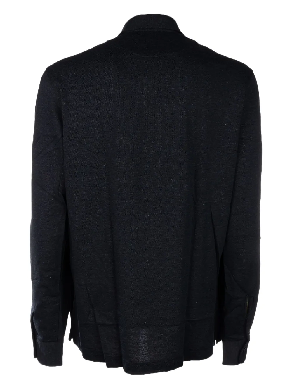 4FF Poloshirt met lange mouwen - Blauw