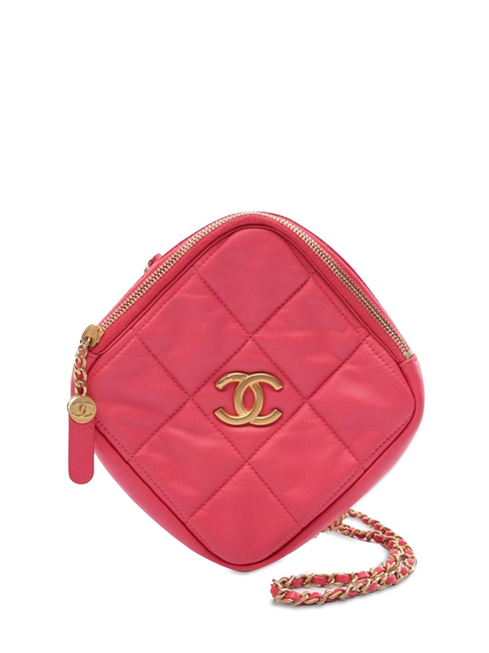 Affordable HOT SALE CHANEL 2020 Quilted Lambskin Diamond crossbody bag Women