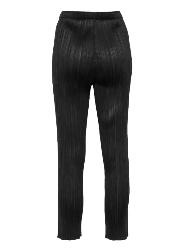 Pleats Please Issey Miyake Cropped Trousers | Black | FARFETCH