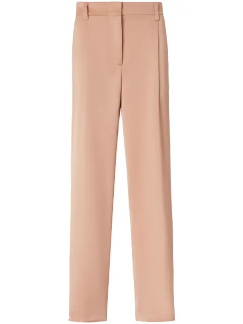 Genny pleat-detail trousers
