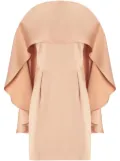 Genny attached-scarf mini dress - Pink