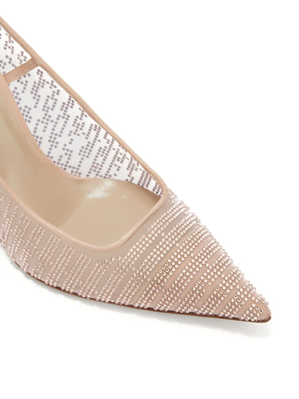 Genny crystal-embellished pumps Pink