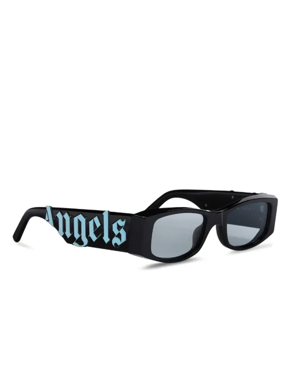 Palm Angels Eyewear Angel Sunglasses | Black | FARFETCH