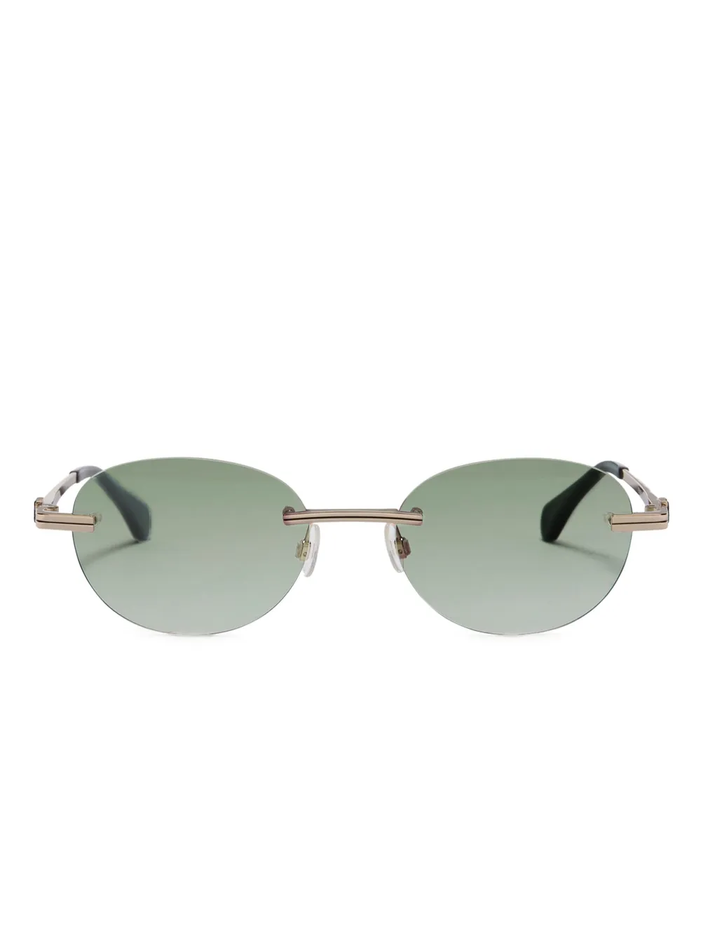 Palm Angels Eyewear Crystal zonnebril Goud