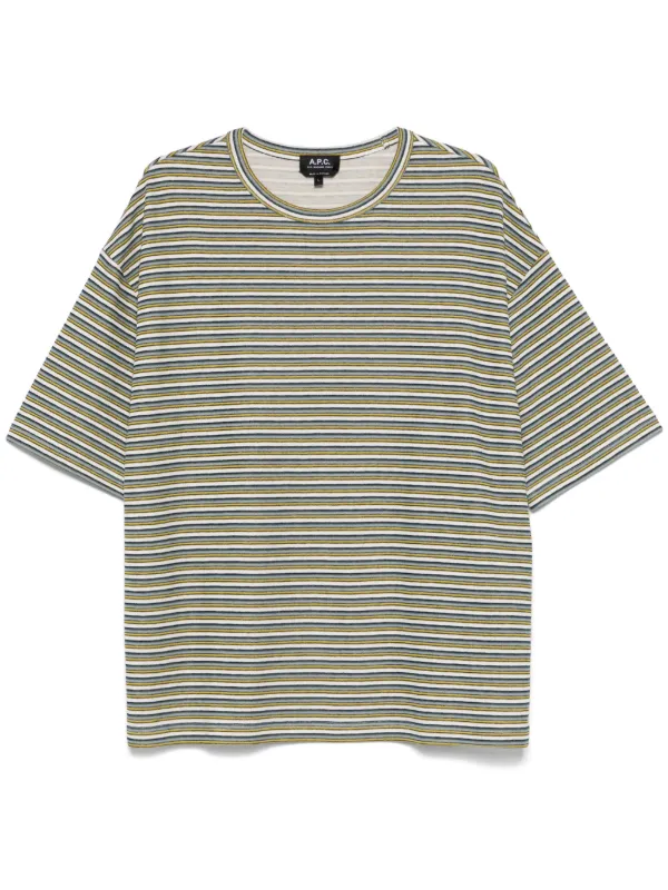 【関税込み】A.P.C. グリーン Bahia Tシャツ Bahia T-shirt | 100% cotton | A.P.C. Ready-to-Wear