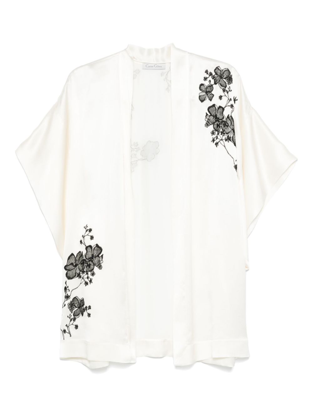 silk short robe