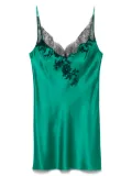 Carine Gilson lace-detailed slip dress - Green