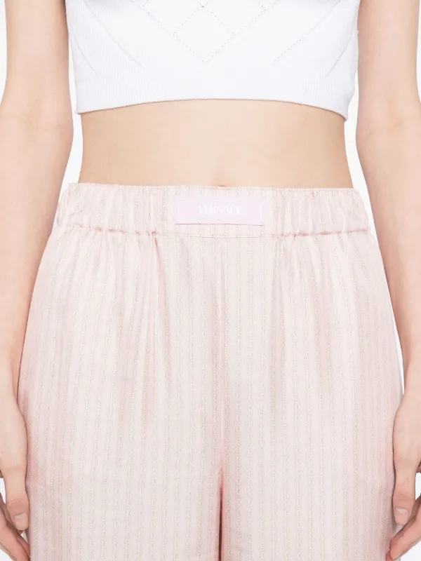 Versace Silk Trousers | Pink | FARFETCH