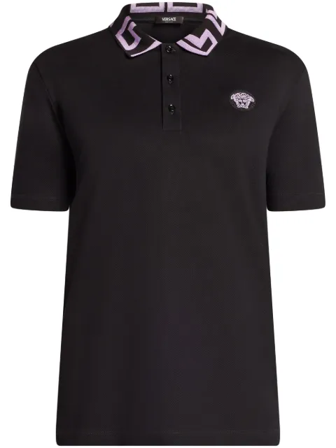 Versace Polo con ricamo Medusa