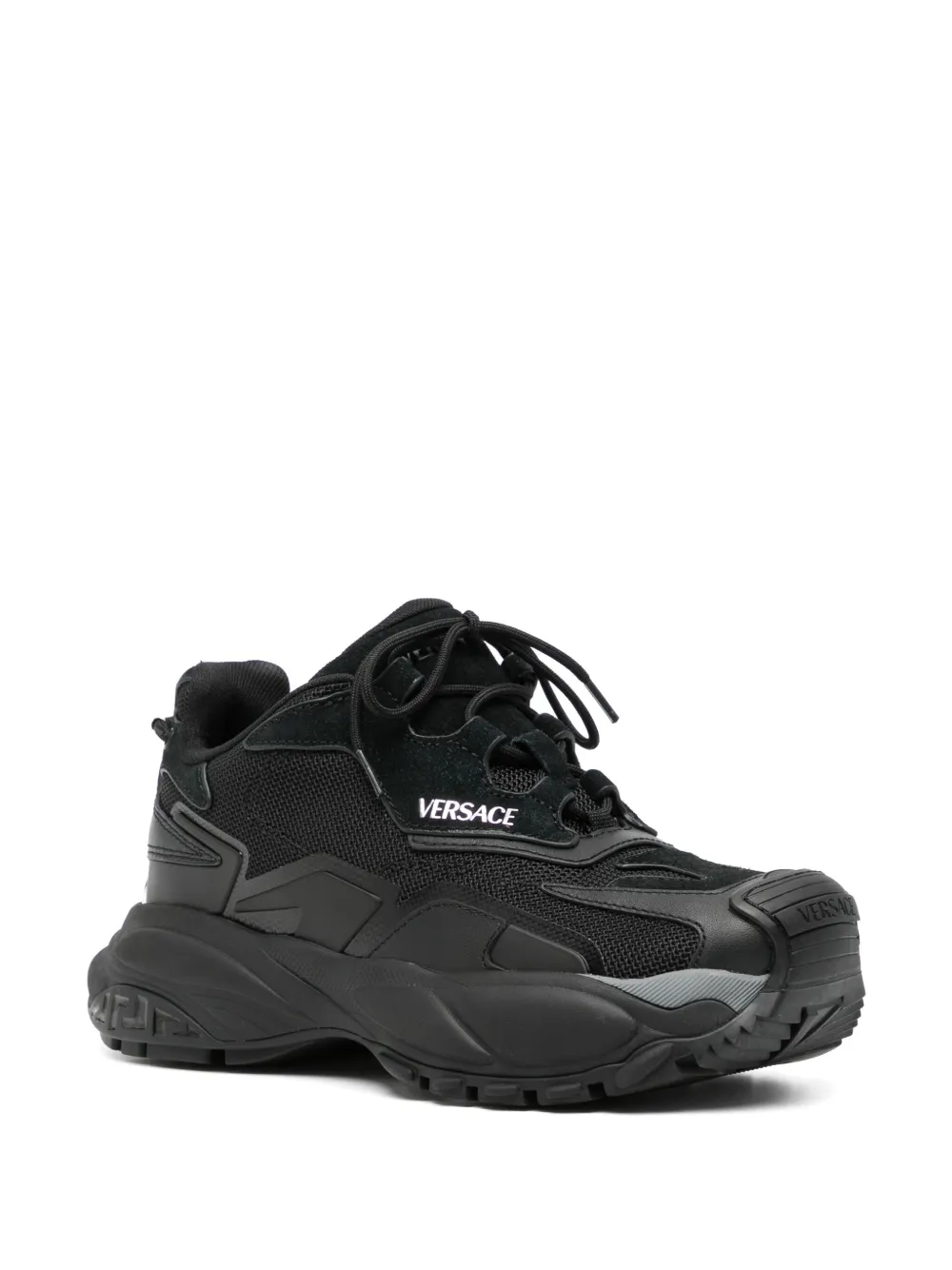 Versace Mercury combination sneakers Black