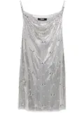 Versace aluminum metal mesh dress - Silver