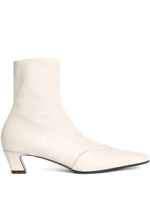 Bottines Nevada en cuir 40 mm - KHAITE - Modalova