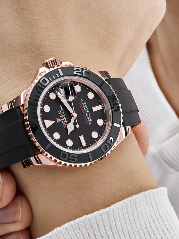 Rolex yacht master 40mm rose gold top