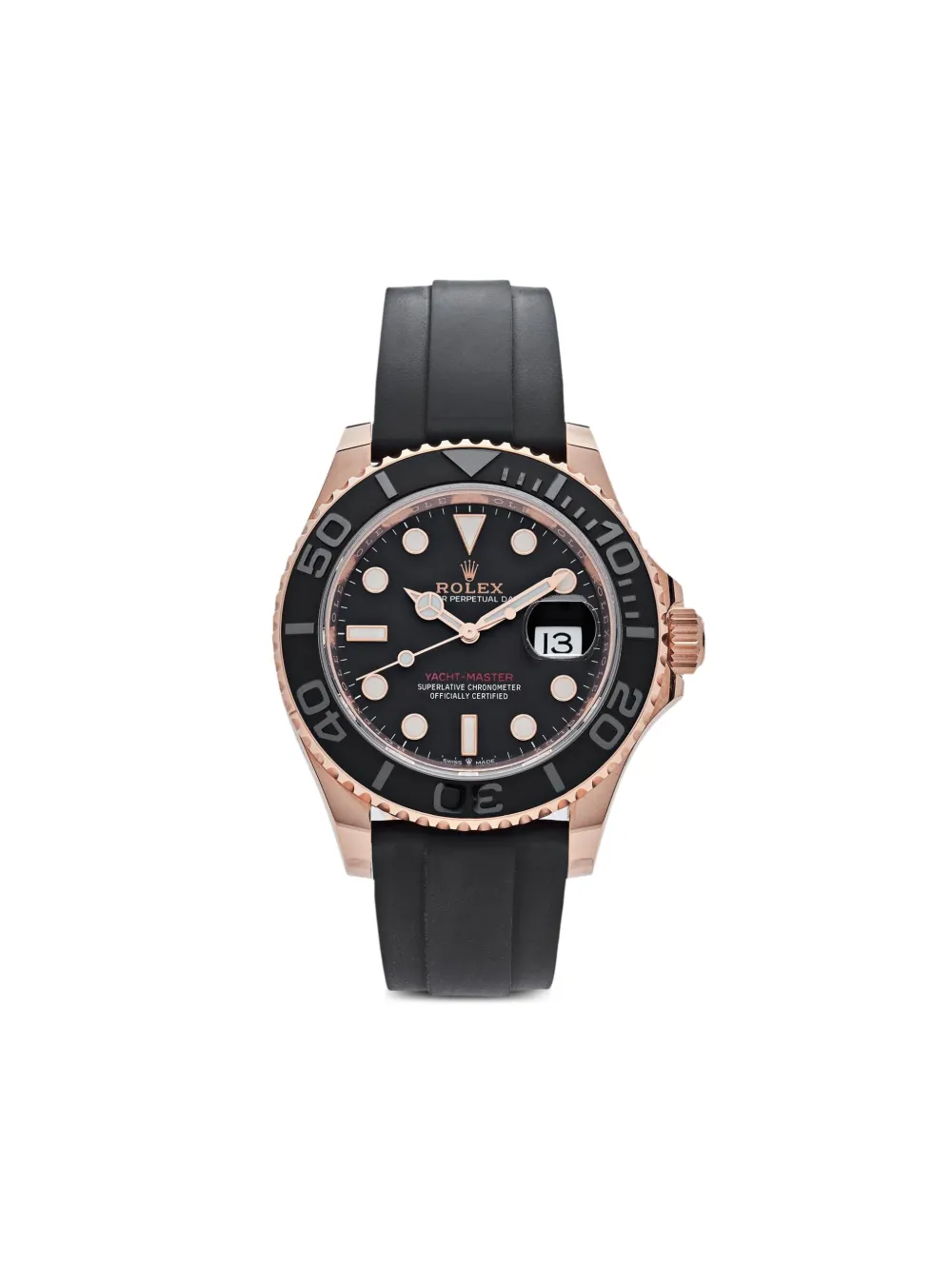 Pre-owned Rolex 2023  Yacht-master 40mm In Black