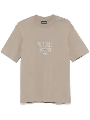 Helmut Lang Postcard T-shirt | Brown | FARFETCH
