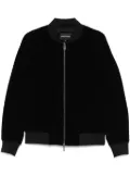 Emporio Armani velvet jacket - Black