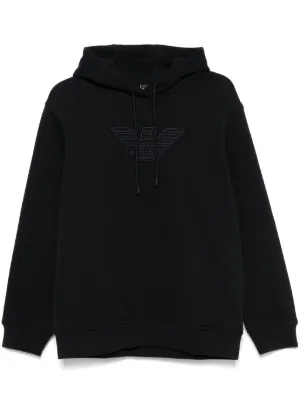 EMPORIO ARMANI ニットブルゾン Emporio Armani◇ナイロン ニット リバーシブルブルゾン ロゴ