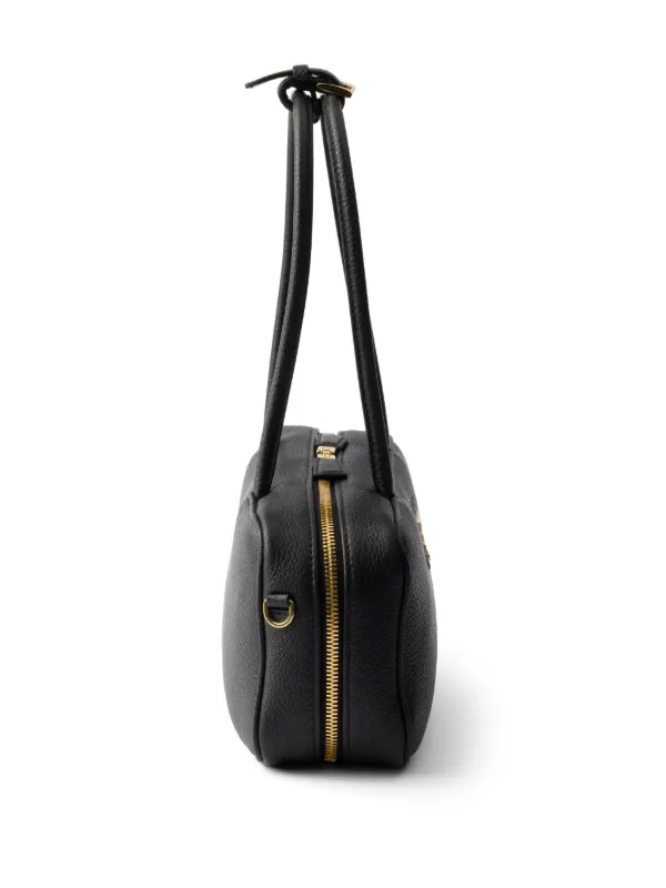 PRADA レザー トートバッグ Prada レザー トートバッグ | ブラック | FARFETCH JP