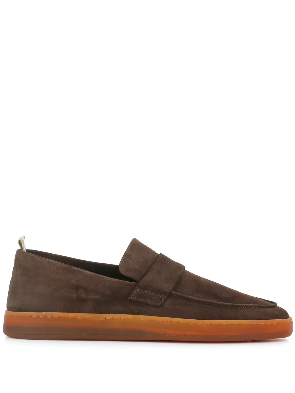 Officine Creative suede loafers Brown