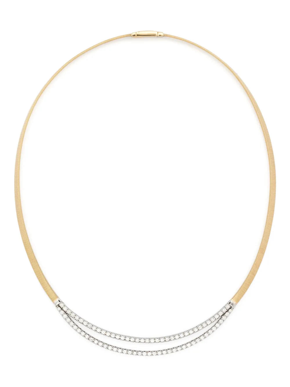 Marco Bicego 18kt Gelbgoldhalskette mit Diamanten