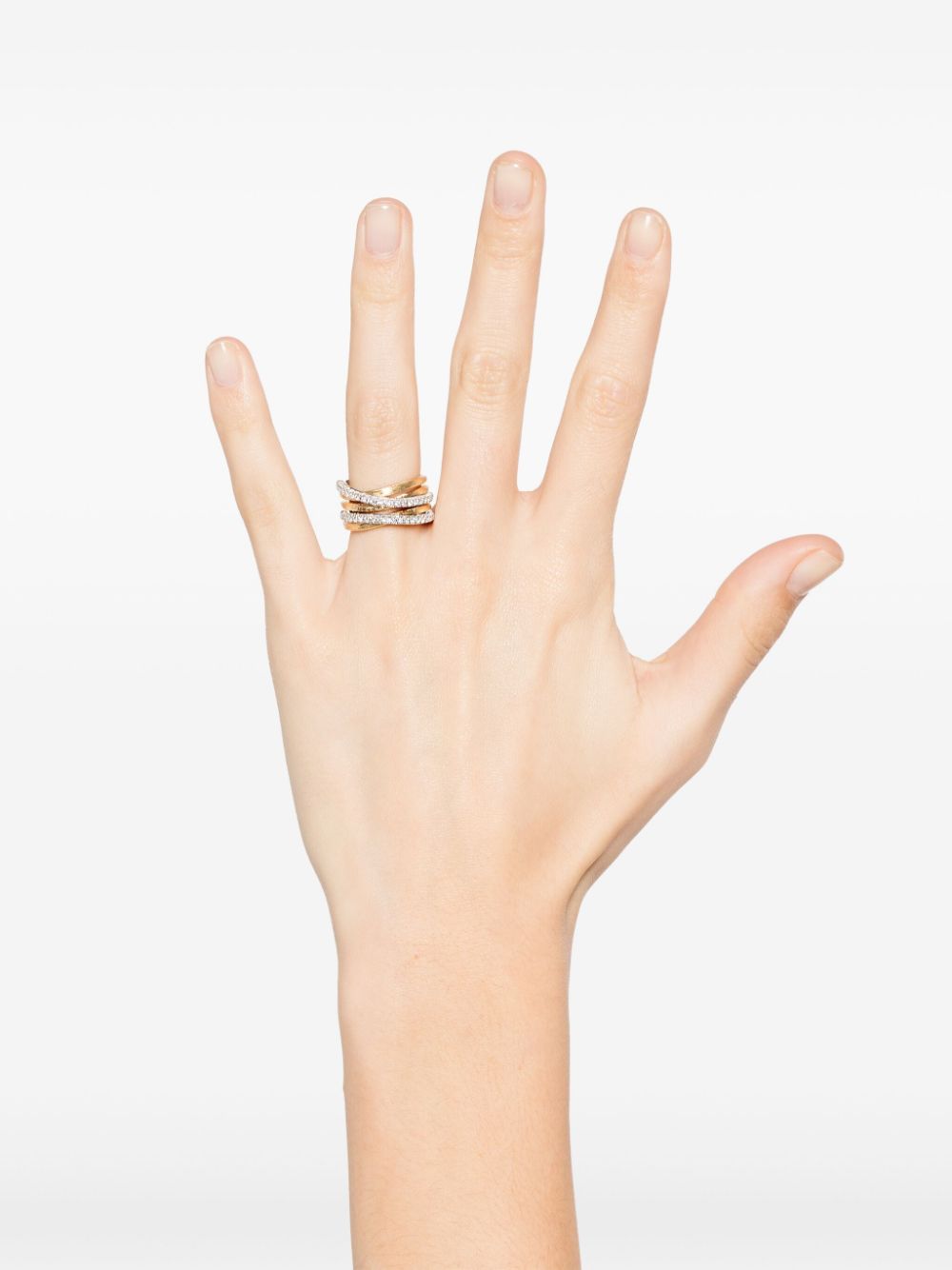 Marco Bicego 18kt geelgouden ring met diamant