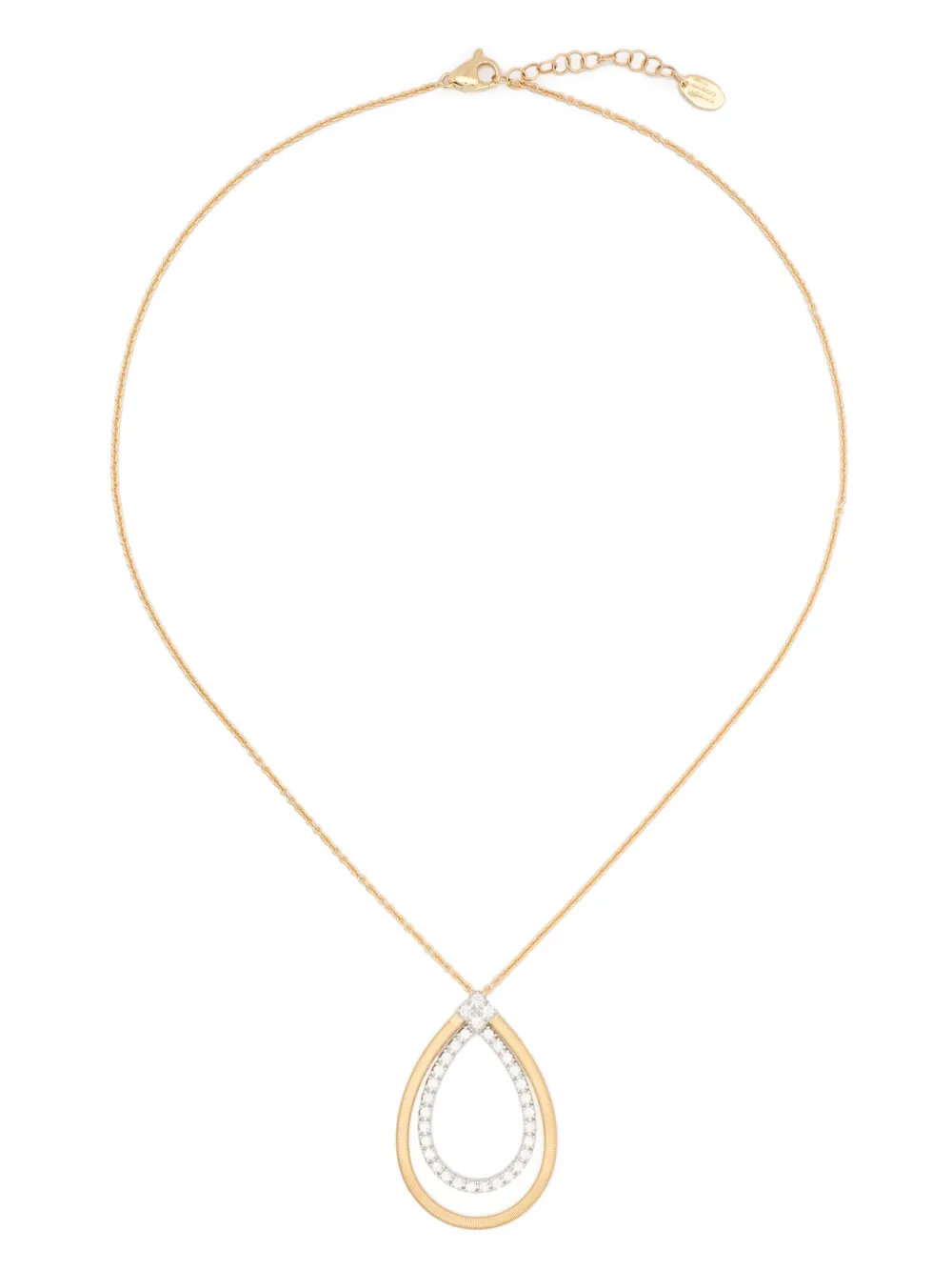 Marco Bicego ダイヤモンド ネックレス 18Kイエローゴールド - ゴールドトーン Marco Bicego ダイヤモンド ネックレス 18Kイエローゴールド - ゴールドトーン