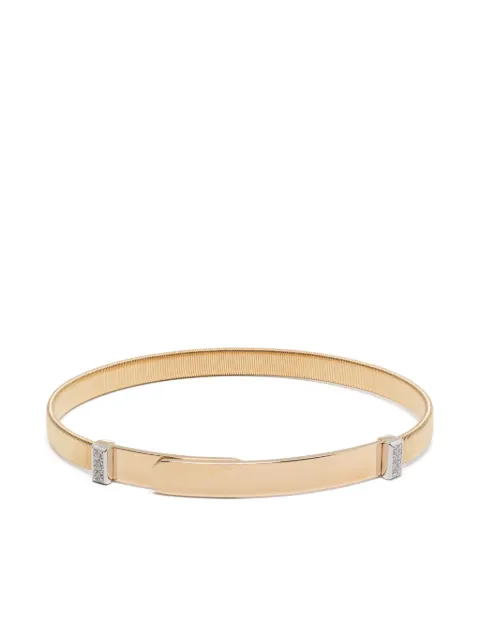 Marco Bicego 18K yellow gold diamond bangle bracelet 