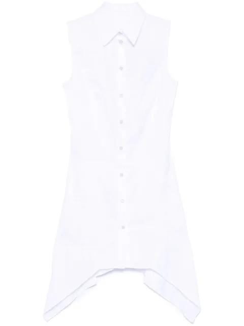Helmut Lang bustier-detail sleeveless mini dress