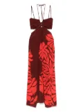 Johanna Ortiz Andalusian Rhythms maxi dress - Red