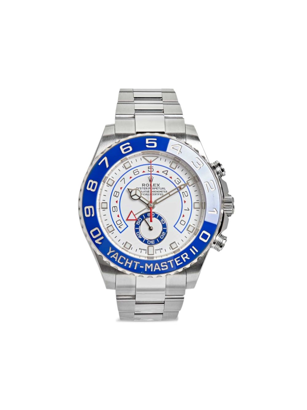 Pre-owned Rolex 2023  Yacht-master Ii 44mm In White