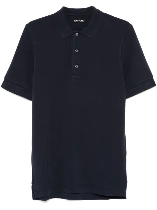 TOM FORD polo en piqué - Bleu - TOM FORD - Modalova