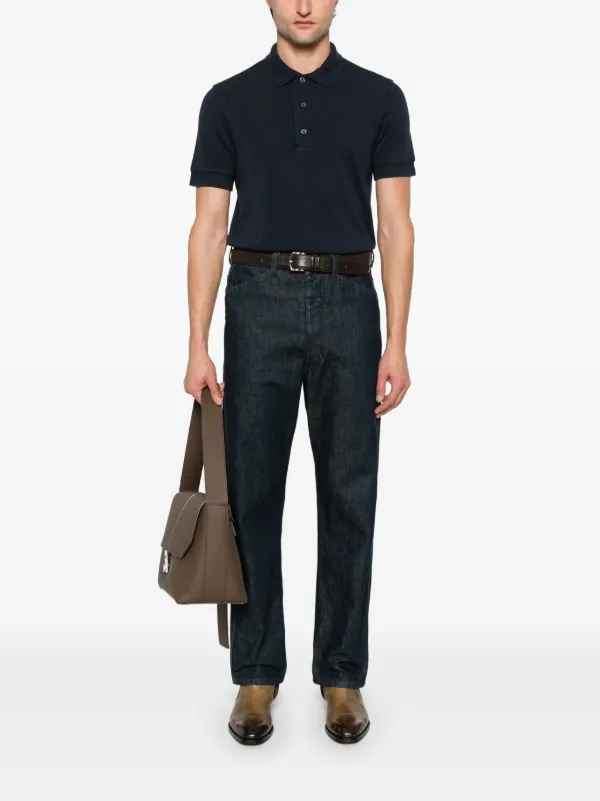 TOM FORD ピケ ポロシャツ | ブルー | FARFETCH JP