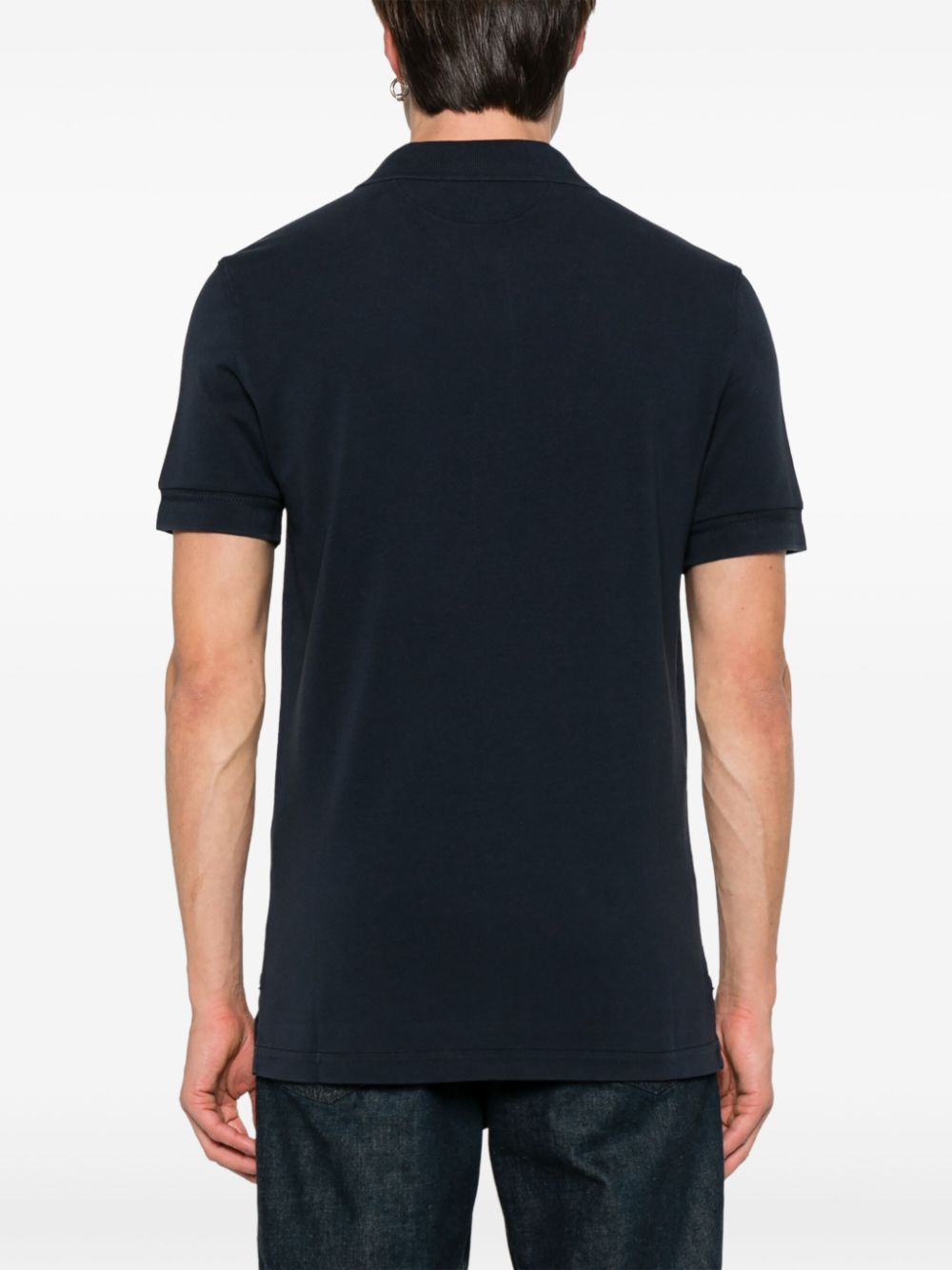 TOM FORD Piqué poloshirt Blauw