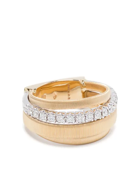 Marco Bicego anillo en oro amarillo de 18kt con diamante