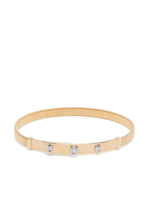 Marco Bicego 18Kt yellow gold diamond bangle bracelet