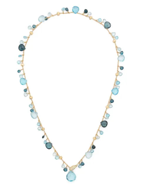 Marco Bicego 18K yellow gold topaz lariat necklace 