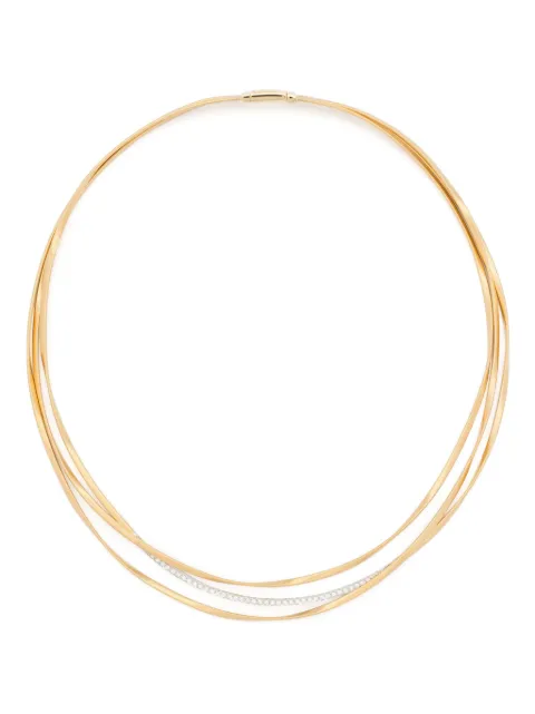 Marco Bicego 18Kt yellow gold diamond necklace