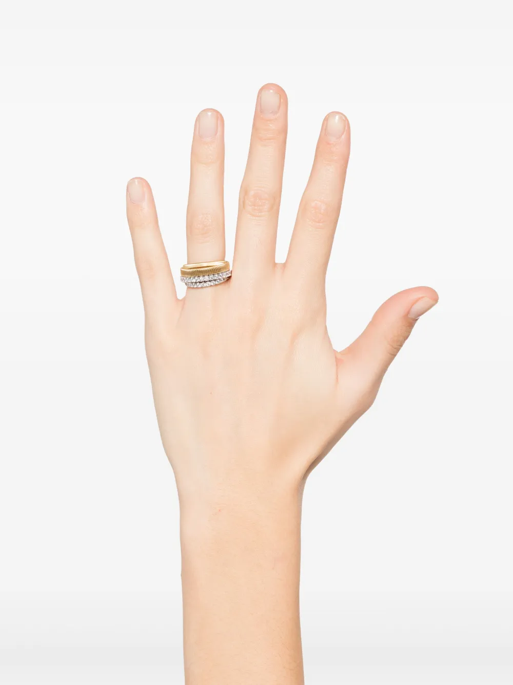 Marco Bicego 18K yellow gold diamond stackable ring | Image 2