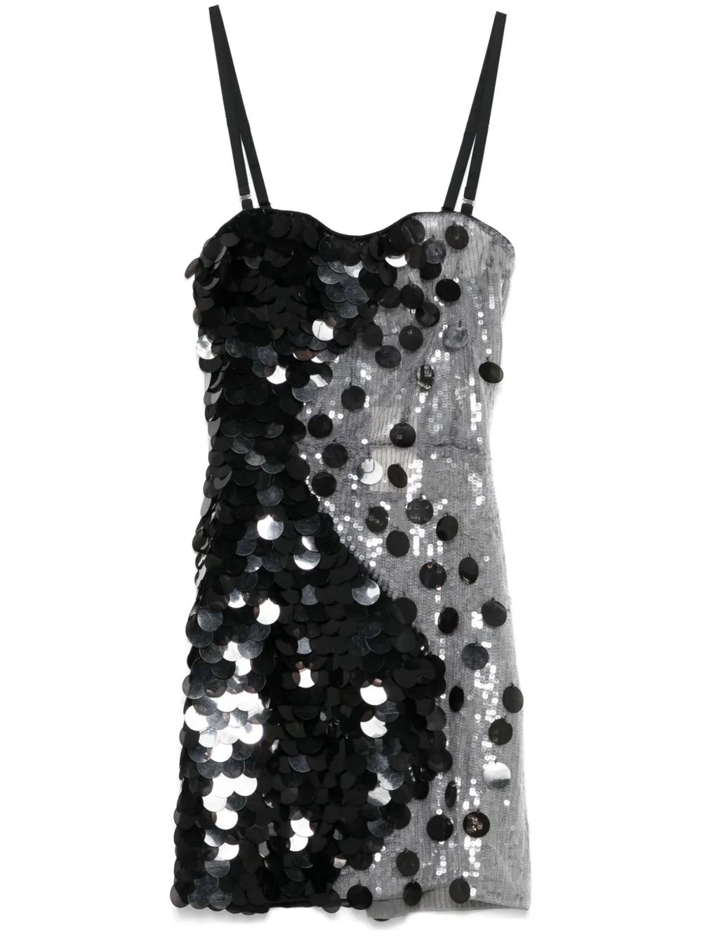 sequined mini dress