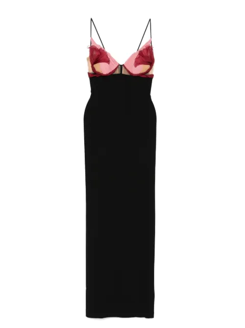 Nensi Dojaka Evie Petal maxi dress