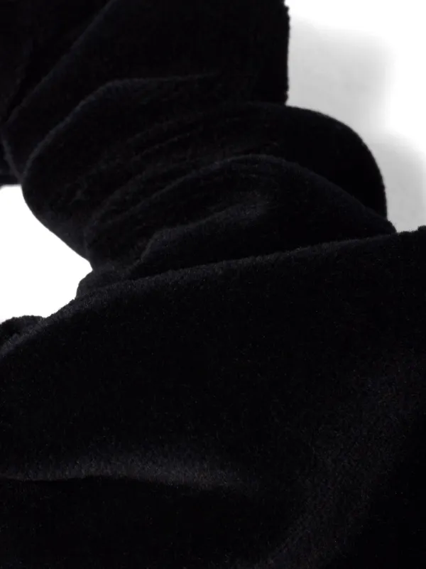 Miu Miu ベルベットヘアゴム 黒 Miu Miu ベルベットヘアゴム | ブラック | FARFETCH JP