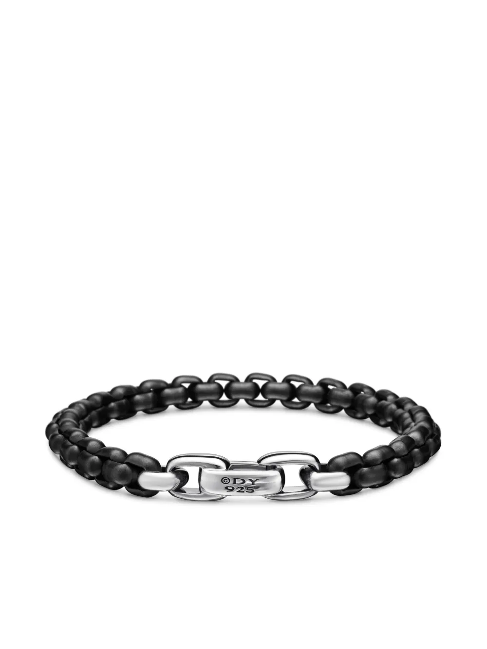 David Yurman Sterling Silver Box-chain Bracelet In Silver