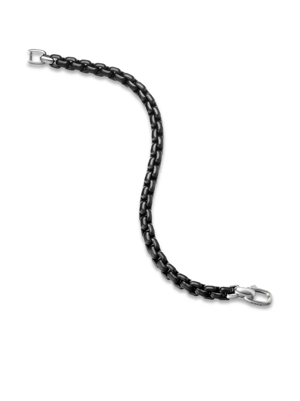 David Yurman Sterling Silver Box-chain Bracelet In Silver