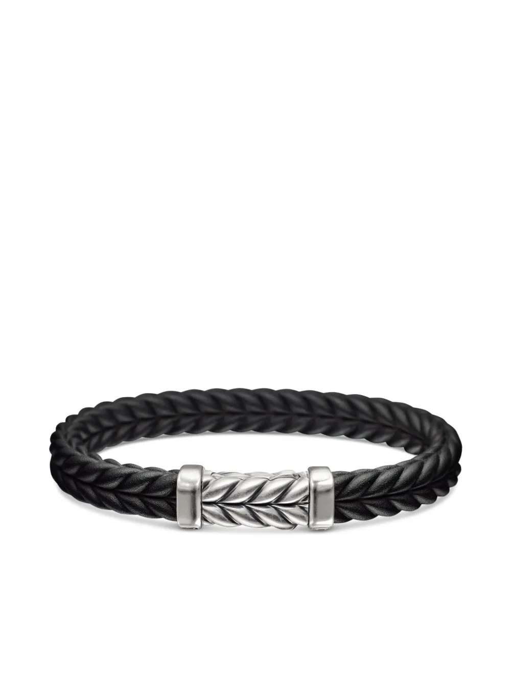 David Yurman Sterling Silver Chevron Bracelet In Silver