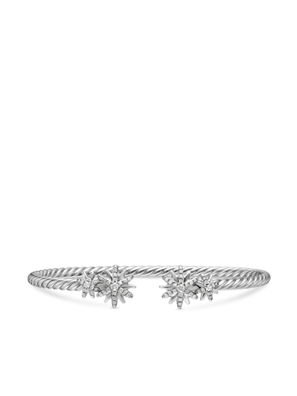 sterling silver Starbust diamond bracelet (3.5mm)