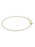 David Yurman 18kt yellow gold DY Madison Three Ring chain necklace (3mm)